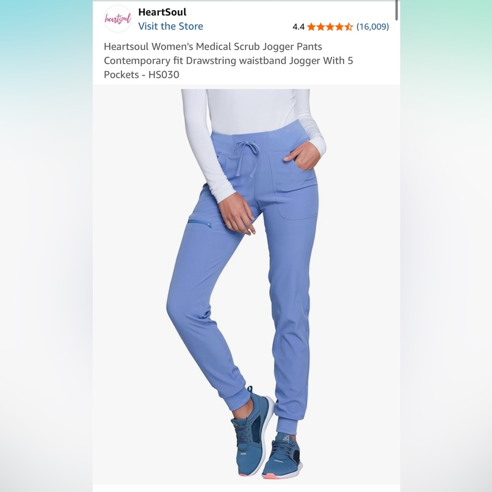Heartsoul Scrub Jogger Pants (4) in total